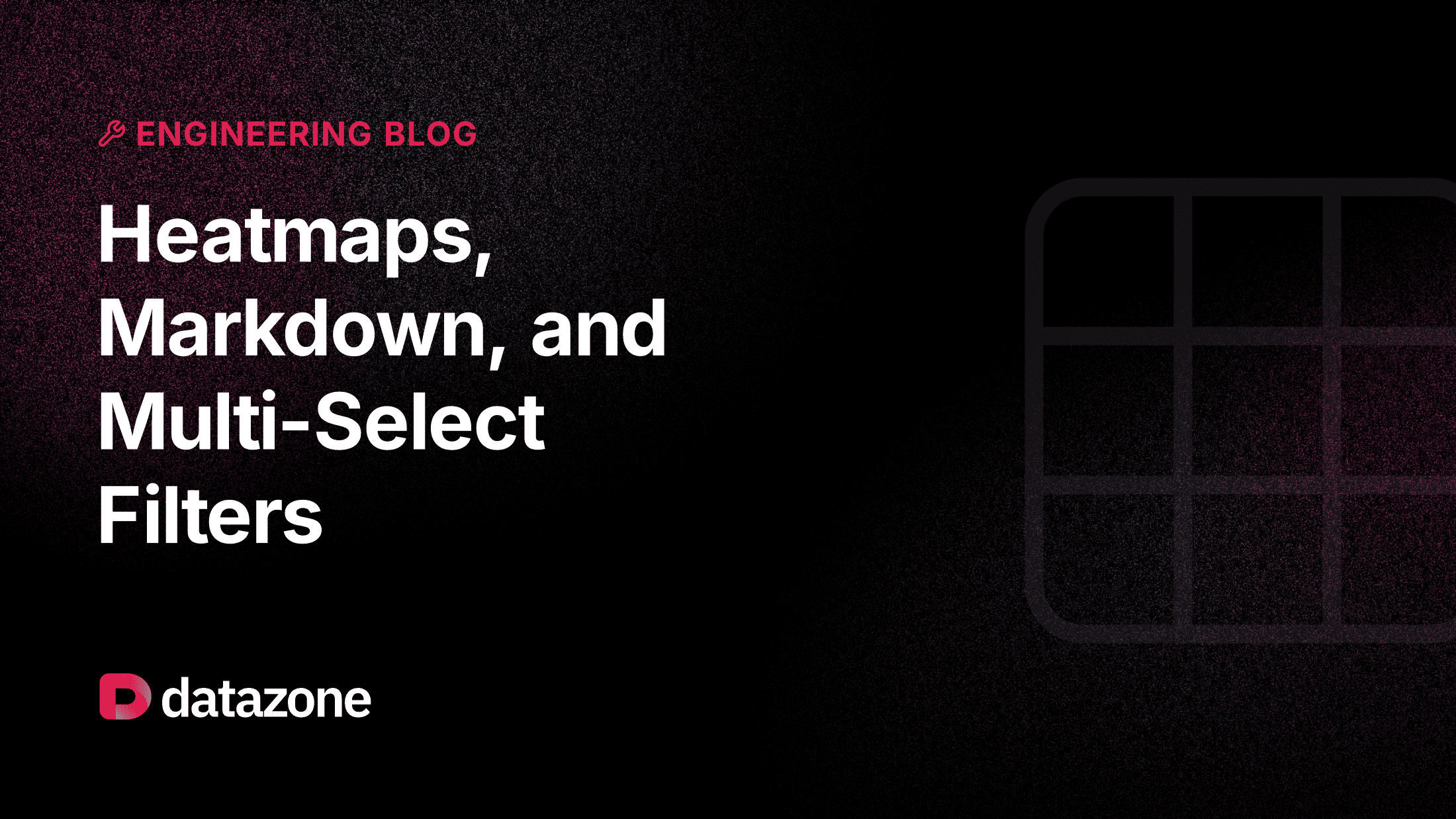 Heatmaps, Markdown Components, and Multi-Select Filters